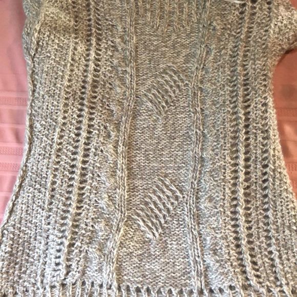 Beretta super soft grey and cream multi knit pattern sweater/ L/Italian/Alpaca - Picture 14 of 14